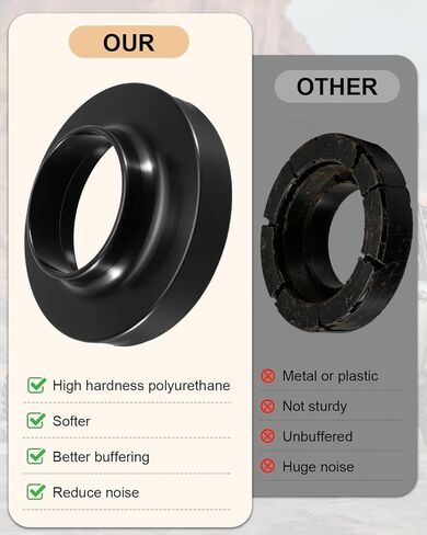3/4 Inch Coil Spring Spacers Fit for Jeep Wrangler TJ 1997-2006, Front and Rear Coil Spring Boosters Spacers, 0.75 Spring Spacer 3/4-1, 2PCS in Saudi Arabia