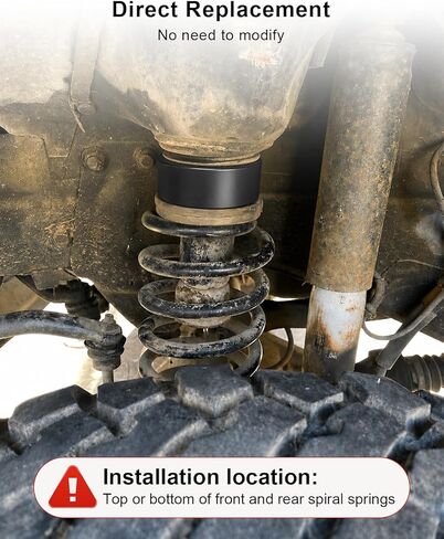 3/4 Inch Coil Spring Spacers Fit for Jeep Wrangler TJ 1997-2006, Front and Rear Coil Spring Boosters Spacers, 0.75 Spring Spacer 3/4-1, 2PCS in Saudi Arabia