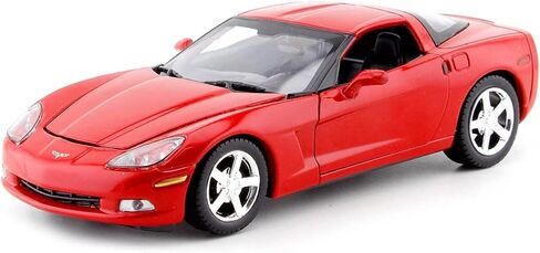 2005 Chevy Corvette C6 Coupe Red 1/24 Diecast Model Car by Motormax 73270 in Saudi Arabia
