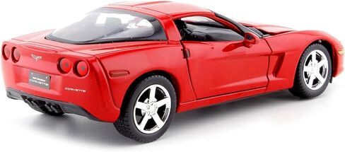 2005 Chevy Corvette C6 Coupe Red 1/24 Diecast Model Car by Motormax 73270 in Saudi Arabia