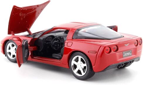 2005 Chevy Corvette C6 Coupe Red 1/24 Diecast Model Car by Motormax 73270 in Saudi Arabia