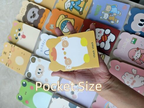 100 Packs Mini Notebooks for School Mini Cute Animal Notebooks Mini Notebooks Bulk for Office Birthday Party Favors Classroom prizes College Ruled Pages(Cartoon Animals) in Saudi Arabia