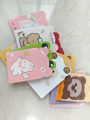 100 Packs Mini Notebooks for School Mini Cute Animal Notebooks Mini Notebooks Bulk for Office Birthday Party Favors Classroom prizes College Ruled Pages(Cartoon Animals) in Saudi Arabia