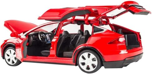 gidoyi Toy Car Model X, Pull Back Car Toys Alloy Vehicles with Lights and Sound 1:32 Scale Model Car (Red) in Saudi Arabia