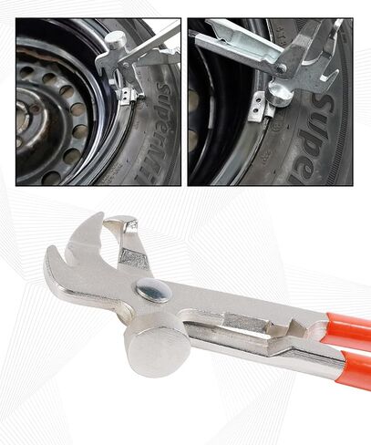 Wheel Balancer,Car Accessories Universal Tire Hammer,Automotive Tire Repair Tools Wheel Weight Pliers,Used to Adjust Clip-on Balancing Wheels Weights,Suitable for Most Cars,SUVs,Trucks in Kuwait
