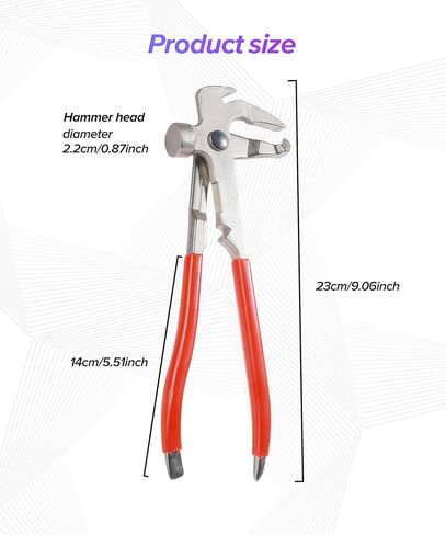Wheel Balancer,Car Accessories Universal Tire Hammer,Automotive Tire Repair Tools Wheel Weight Pliers,Used to Adjust Clip-on Balancing Wheels Weights,Suitable for Most Cars,SUVs,Trucks in Kuwait