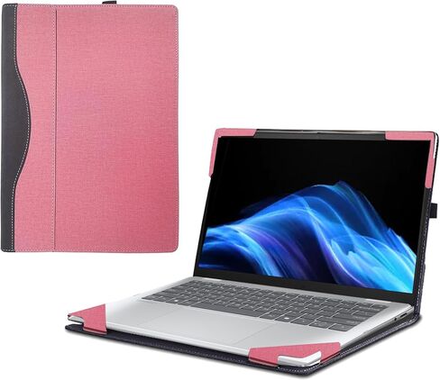 Laptop Case for HP OmniBook 5 Flip 2-in-1 Laptop 14-fp0000 14-fp0057nr 14"|OmniBook 5 Laptop Next Gen AI 14-hexxx[Not Other Models] PU Leather Protective Bag Detachable Shell (Dark Gray) in Kuwait