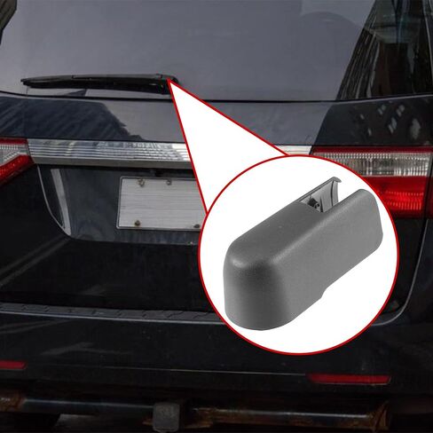الخلفية ممسحة زجاج أمامي الذراع الجوز غطاء غطاء لهوندا CR-V 2007-2011 ممسحة شفرة غطاء الذراع غطاء ل أكورا MDX 2007-2020 استبدال 76721-SCV-A01 1 قطعة أسود in Kuwait