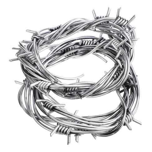 Toddmomy Fake Barbed Wire, 2pcs Halloween Plastic Barbed Wire Decoration Prop Western Decor for Halloween Christmas Party in Kuwait