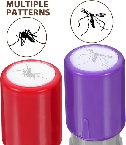 BESPORTBLE 2pcs Self-Inking Fake Mosquito Stamp Realistic Simulation Prank for Friends and Family Interactive Trick Prop for Fool S Day Birthday Holiday Fun in Kuwait