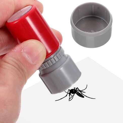 BESPORTBLE 2pcs Self-Inking Fake Mosquito Stamp Realistic Simulation Prank for Friends and Family Interactive Trick Prop for Fool S Day Birthday Holiday Fun in Kuwait