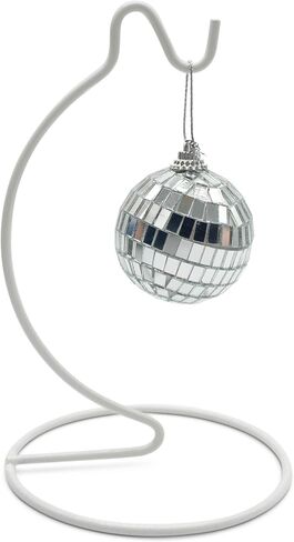 Desktop Disco Ball with Stand – Mini Mirror Ball Desk Ornament for Office, Bedroom & Party Decor – 6.5" Hanging Disco Ball in Saudi Arabia