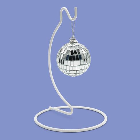 Desktop Disco Ball with Stand – Mini Mirror Ball Desk Ornament for Office, Bedroom & Party Decor – 6.5" Hanging Disco Ball in Saudi Arabia