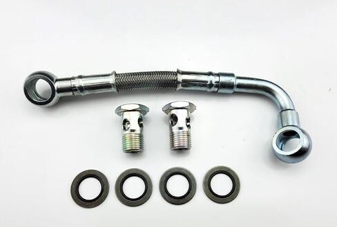 PB Coolant Water Feed Line W/Fittings Compatible For Dodge 6.7L Cummins 07-12 Replaces 4934800 in Kuwait