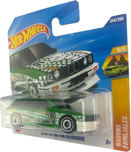Hot Wheels - BMW M3 Wagon - HW Wagons 5/5 - JBB48 - Short Card - Stanley - Castrol - Michelin - Green - Mattel 2025 - Licensed BMW Model - 1:64 in Saudi Arabia