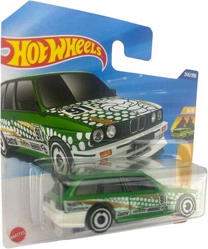 Hot Wheels - BMW M3 Wagon - HW Wagons 5/5 - JBB48 - Short Card - Stanley - Castrol - Michelin - Green - Mattel 2025 - Licensed BMW Model - 1:64 in Saudi Arabia