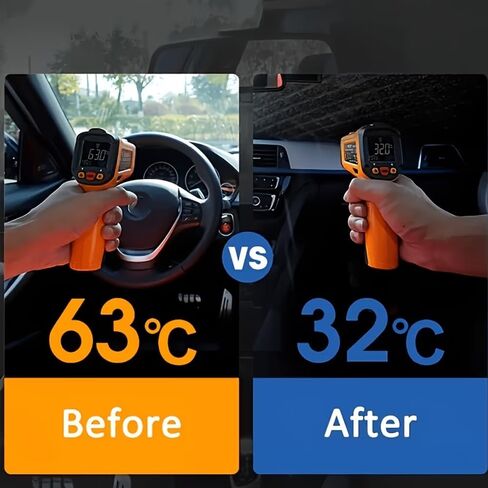 1 Pcs Foldable Car Windshield Sun Shade Umbrella, Silver Coated Heat Reflective Protector, UV Blocking Front Window Cover for Vehicle Interior in Kuwait