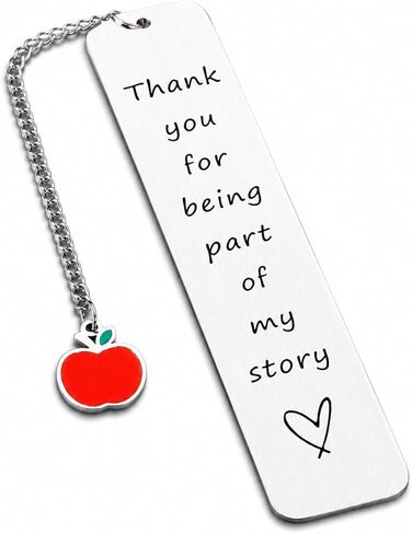 Kindergarten Preschool Teacher Gifts, End of Year Teacher Gifts Bookmark from Student, 2026 Teacher Appreciation Bookmark for Women, Principal Gift, Retirement Graduation Birthday Teachers Day Gift in Kuwait