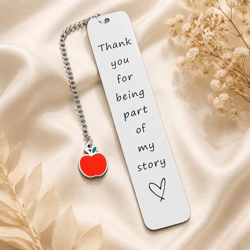 Kindergarten Preschool Teacher Gifts, End of Year Teacher Gifts Bookmark from Student, 2026 Teacher Appreciation Bookmark for Women, Principal Gift, Retirement Graduation Birthday Teachers Day Gift in Kuwait