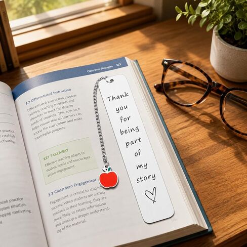 Kindergarten Preschool Teacher Gifts, End of Year Teacher Gifts Bookmark from Student, 2026 Teacher Appreciation Bookmark for Women, Principal Gift, Retirement Graduation Birthday Teachers Day Gift in Kuwait