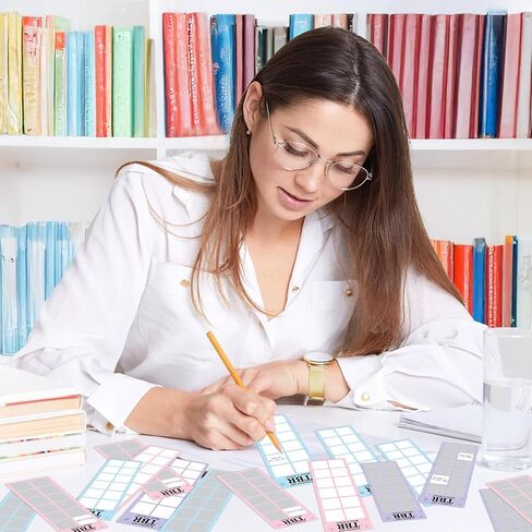 L1rabe Back to School TBR Bookmarks - 90P Colorful DIY Book Markers TBR Scratch Off Cards & Stickers for Students Teachers, Reading Page Tracker for Readers Book Lovers Women Girls to Reveal Next Book in Saudi Arabia