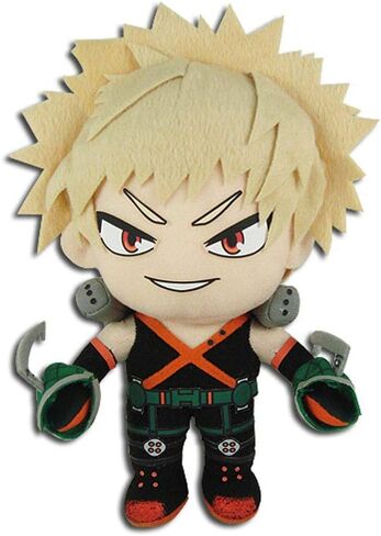 بدلة البطل من Great Eastern GE-52236 My Hero Academia Katsuki Bakugo المحشوة من القطيفة، متعددة الألوان، 8 بوصة in Kuwait