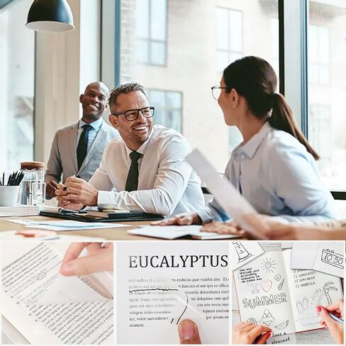 Transparent Clear Sticky Notes, 5x7 and 3x3 Inch Large and Small See Through Waterproof Self-Adhesive Translucent Post it Notes for Bible, Tracing, Annotating, Taking Notes, Office, 12 Pads in Saudi Arabia