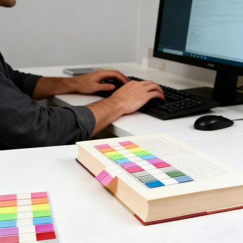 Sticky Tabs, 1000 Pcs Transparent Writable Page Notes Marker Tabs Colorful Tabs Flags for Notebooks Files Page Marking in Saudi Arabia