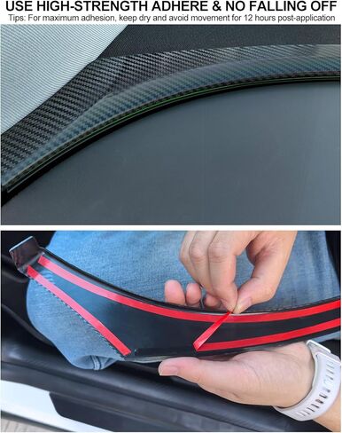 for Tesla Dashboard Ambient Light Strip Trim Cover Model Y Juniper 2025 2026 Carbon Fiber Texture Matte Finish Panel Trim Cover Model Y Accessories Front Ambient Light Condition Vent Cover in Saudi Arabia