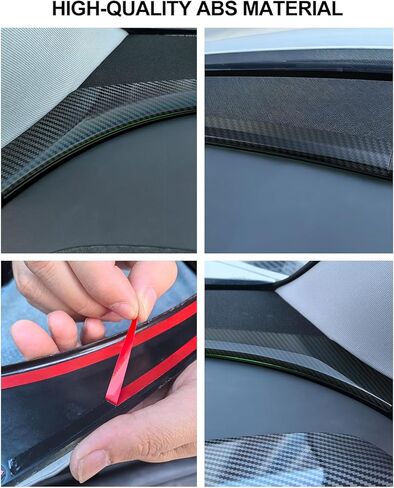 for Tesla Dashboard Ambient Light Strip Trim Cover Model Y Juniper 2025 2026 Carbon Fiber Texture Matte Finish Panel Trim Cover Model Y Accessories Front Ambient Light Condition Vent Cover in Saudi Arabia
