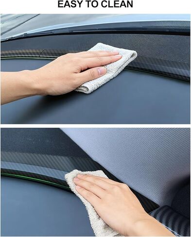 for Tesla Dashboard Ambient Light Strip Trim Cover Model Y Juniper 2025 2026 Carbon Fiber Texture Matte Finish Panel Trim Cover Model Y Accessories Front Ambient Light Condition Vent Cover in Saudi Arabia