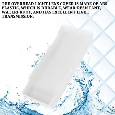 Interior Dome Light Lens Cover with White LED Bulbs, Roof Map Lamp Housing Compatible with Chevy S10 Blazer GMC Sonoma Jimmy Suburban 1982-2003 Standard Extended Cab, Replace OEM 336201 in Saudi Arabia