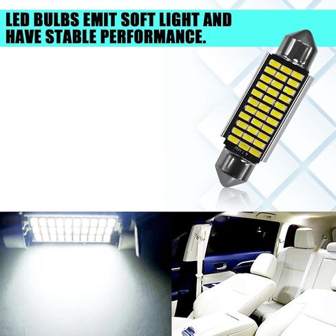 Interior Dome Light Lens Cover with White LED Bulbs, Roof Map Lamp Housing Compatible with Chevy S10 Blazer GMC Sonoma Jimmy Suburban 1982-2003 Standard Extended Cab, Replace OEM 336201 in Saudi Arabia