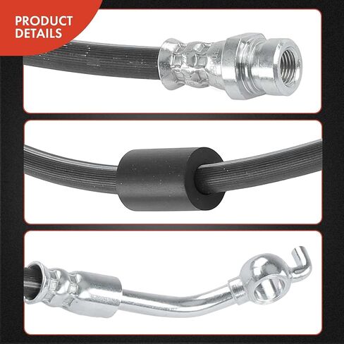 A-Premium Rear Driver Brake Hydraulic Hose Compatible with Select Hyundai and Genesis Models - Genesis 2015-2016, G80 2017-2020 - Replace# 58737B1000 in Kuwait