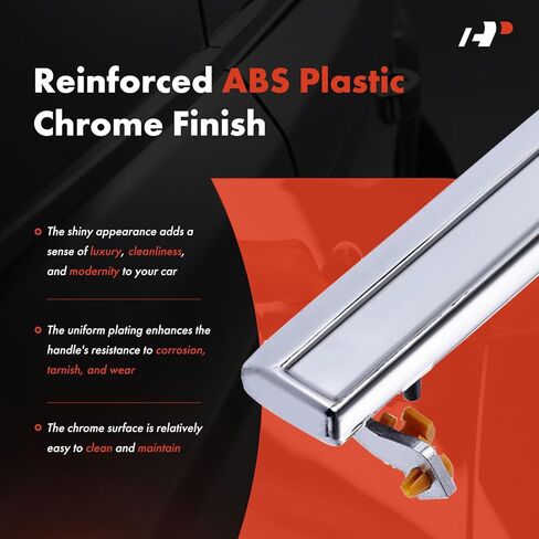 A-Premium Front Left Driver Side Exterior Door Handle Compatible with Chevrolet Celebrity, Cavalier & Buick Century, Skylark & Cadillac Cimarron & Oldsmobile Cutlass Ciera & Pontiac Grand Am, Chrome in Kuwait