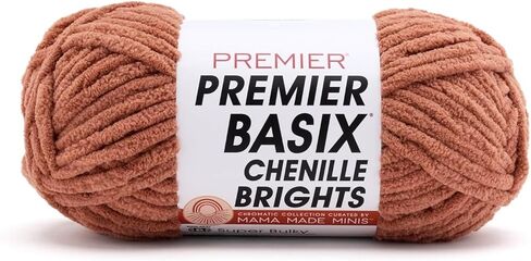 Premier Yarns Basix Chenille Brights X Mama Made Minis (2126-47 سيدار) in Kuwait