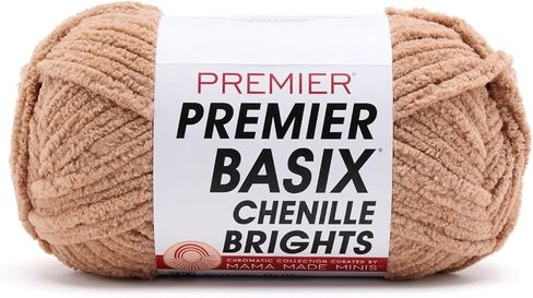 Premier Yarns Basix Chenille Brights X Mama Made Minis (2126-47 سيدار) in Kuwait