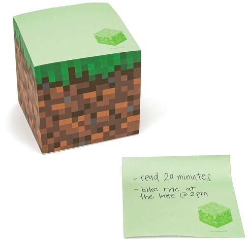 Minecraft: Grass Block Sticky Note Cube in Kuwait