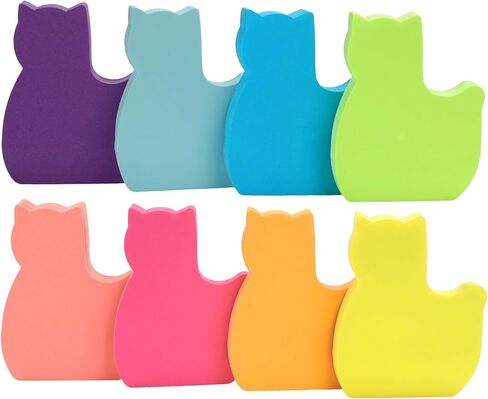 Sticky Notes, Sticky Notes 3x3 12 Pads 6 Pastel Colors Transparent Self-Stick Stickies Clear Aesthetic Bible Annotation Note Pads 50 Sheets Teacher Back to School Supplies and Oﬃce Products in Saudi Arabia