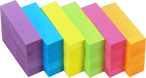 Sticky Notes, Sticky Notes 3x3 12 Pads 6 Pastel Colors Transparent Self-Stick Stickies Clear Aesthetic Bible Annotation Note Pads 50 Sheets Teacher Back to School Supplies and Oﬃce Products in Saudi Arabia