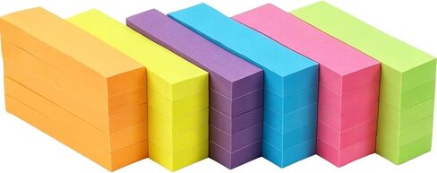 Sticky Notes, Sticky Notes 3x3 12 Pads 6 Pastel Colors Transparent Self-Stick Stickies Clear Aesthetic Bible Annotation Note Pads 50 Sheets Teacher Back to School Supplies and Oﬃce Products in Saudi Arabia