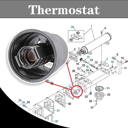 ترموستات استبدال 4952631 4952630 3100300 مناسب لـ Cummins N14 ISX15 QSX15 G14 G855 in Kuwait