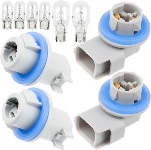 Inside Tail Light Socket, Backup Reverse Lamp Holder Kit, Brake Light with Bulb Fit for Jeep Grand Cherokee 2014-2020 2PCS in Kuwait