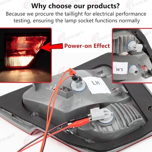 Inside Tail Light Socket, Backup Reverse Lamp Holder Kit, Brake Light with Bulb Fit for Jeep Grand Cherokee 2014-2020 2PCS in Kuwait