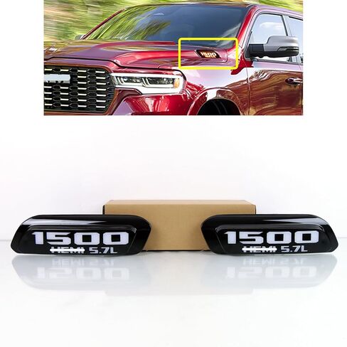 LED Side Marker Lights Indicator Lamp Compatible with 2019-2024 Dodge RAM 1500 Front Fender Side Marker Lights DRL with Turn Signal Light Replace OEM Side Marker Light in Saudi Arabia