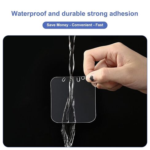 50PCS Nano Double-Sided Tape, Heavy-Duty Sturdy Adhesive pad wall Tape, Suitable for Multiple scenarios, Such as Home Offices, wall Paintings (1.96 * 1.96 inches) in Kuwait