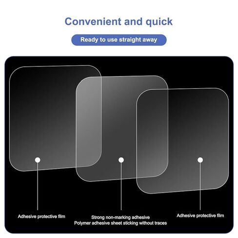 50PCS Nano Double-Sided Tape, Heavy-Duty Sturdy Adhesive pad wall Tape, Suitable for Multiple scenarios, Such as Home Offices, wall Paintings (1.96 * 1.96 inches) in Kuwait