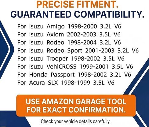 مجموعة حشية غطاء صمام المحرك VS50486R تناسب Isuzu Amigo 1998-2000، Axiom 2002-2003، Rodeo 1998-2004، Rodeo Sport 01-03، Trooper 98-02، Honda Passport 98-02، Acura SLX 98-99،3.2L 3.5L V6 in Kuwait