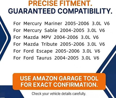 مجموعة حشية غطاء صمام المحرك VS50579R تناسب Ford Escape 2005-2006، Taurus 2004-2005، Mercury Mariner 2005-2006، Sable 2004-2005، Mazda MPV 2004-2006، Tribute 2005-2006،3.0L V6 in Kuwait