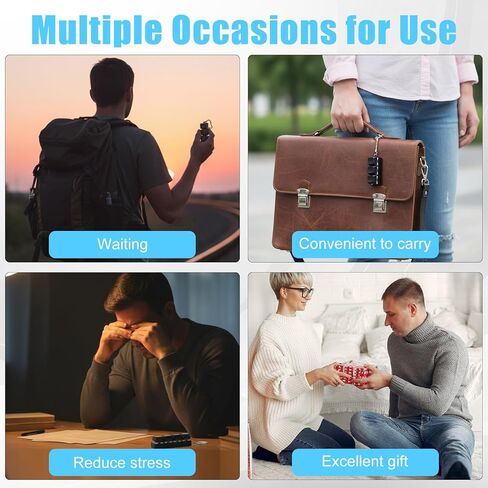 2 Pcs Keyboard Fidget Toys Fidget Clicker, Keyboard Four-Button Clicker Keychain Button ADHD Stress Relief Gifts Sensory Toy for Adult Boost Focus Pass The Time in Saudi Arabia